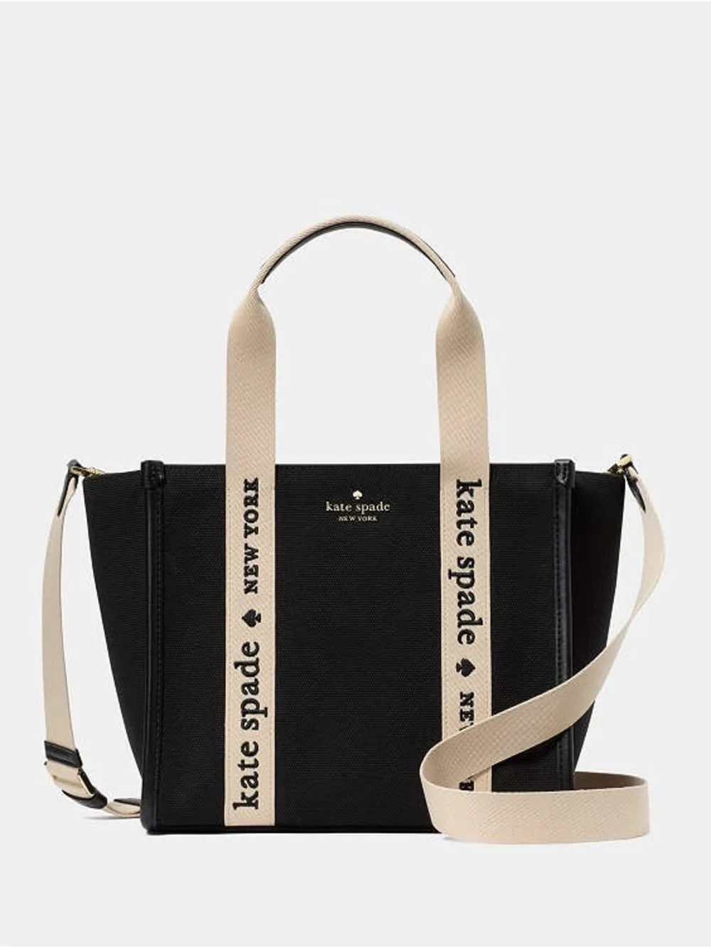 Kate Spade New York Kip Canvas Small Tote Crossbody Bag